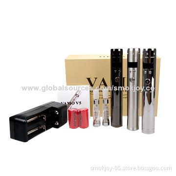 Variable Voltage Vamo V5 Body Black Chrome Stainless Steel Mods with Huge Vapor
